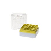Cryogenic storage box, yellow